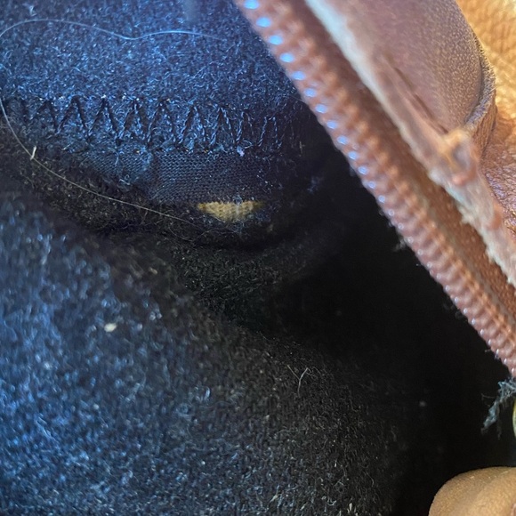 Sam Edelman Leather Pierce Whiskey Almond Toe Pull On Heel Knee Boot Size 6 - Picture 10 of 14